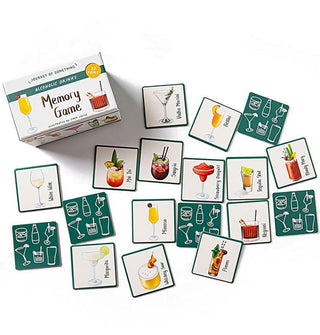 Some sample cards from the Alcoholic Drinks Memory Game