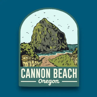 Cannon Beach, Oregon Arch Sticker