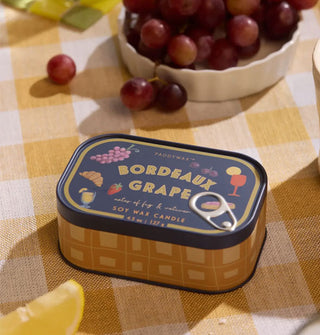 Bistro Candle Tin: Bordeaux Grape
