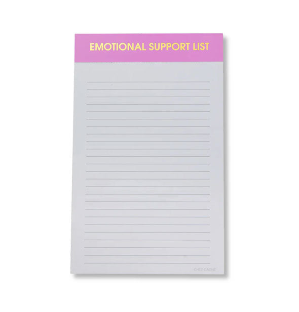 Emotional Support List Notepad – Love & Hemlock
