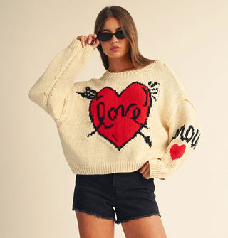 Lovestruck Heart Sweater