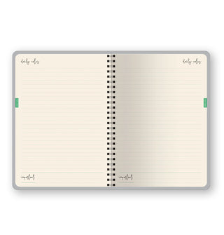 Planner interior features lined Daily Notes pages with "Important" sections at the bottom of each