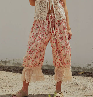 Pink Prairie Floral Bloomers