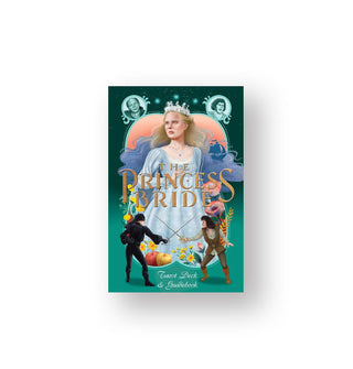 The Princess Bride tarot card deck packaging features illustrations inspired by the classic film