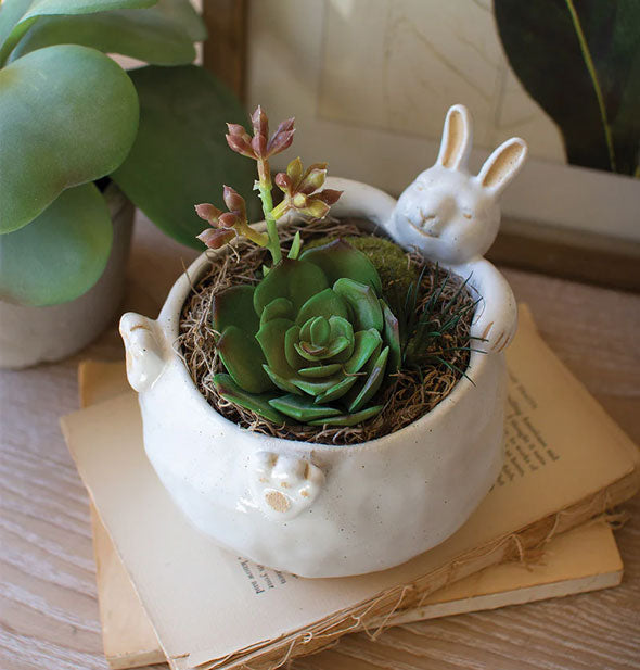 Ceramic Rabbit Planter – Love & Hemlock