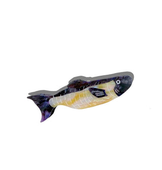 Hair clip designed to resemble a sardine