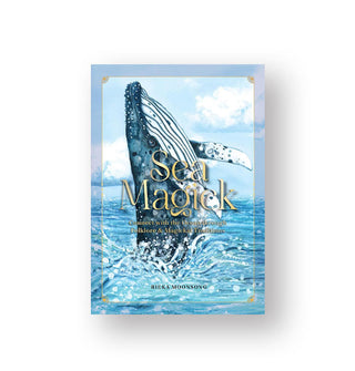 Cover of Sea Magick features a dynamic illustration of a breaching humpback whale