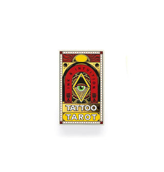 Small box of Tattoo Tarot (Ink & Intuition) cards with central eye graphic