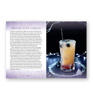 Page spread from Witch's Brew features a section title "Protective Circle" with photograph