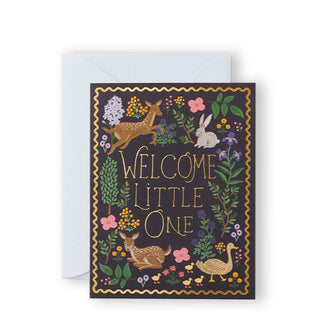 Woodland Welcome Little One Card